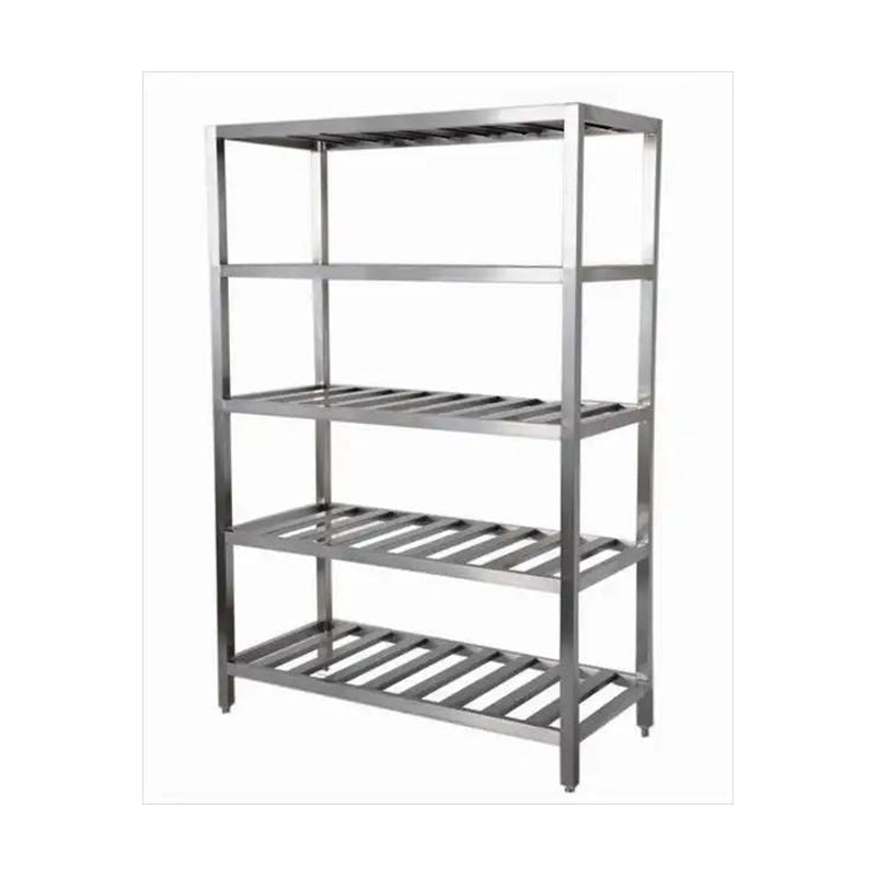 Five layer perforated shelf