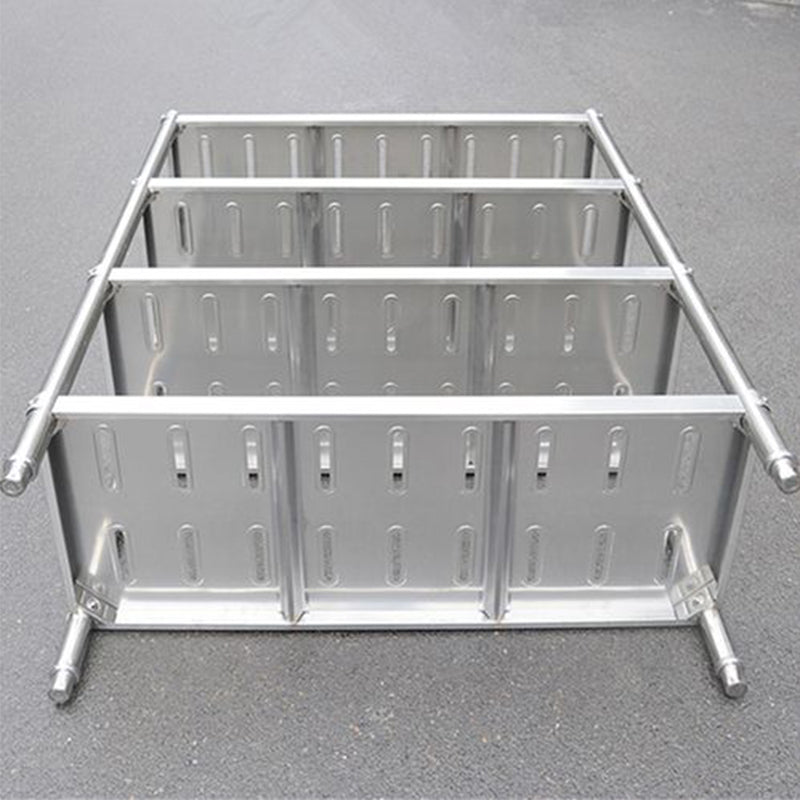 Five layer perforated shelf