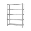Five layer perforated shelf