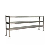 Three tiered shelf on stage