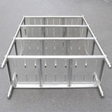 Five layer perforated shelf