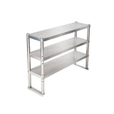 Three tiered shelf on stage