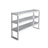 Three tiered shelf on stage
