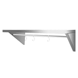 Wall mounted single-layer frame