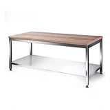Desk sliding door workbench